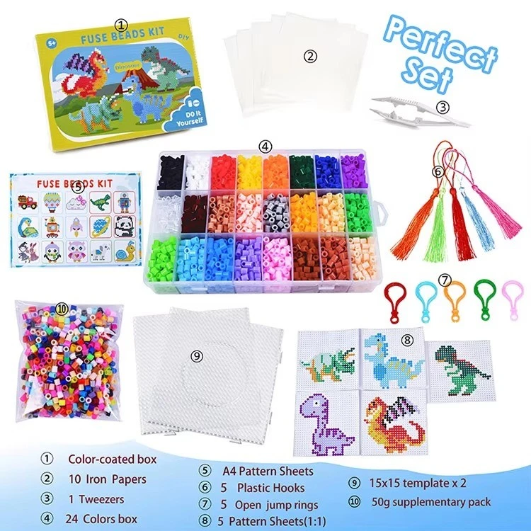 Dinosaur Fuse Beads DIY Kit best